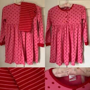Hanna Andersson playdress with leggings Sz 120